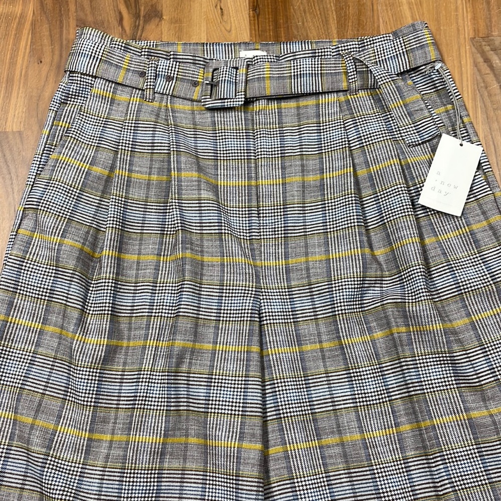 A New Day Plaid Trouser Pants (NWT)